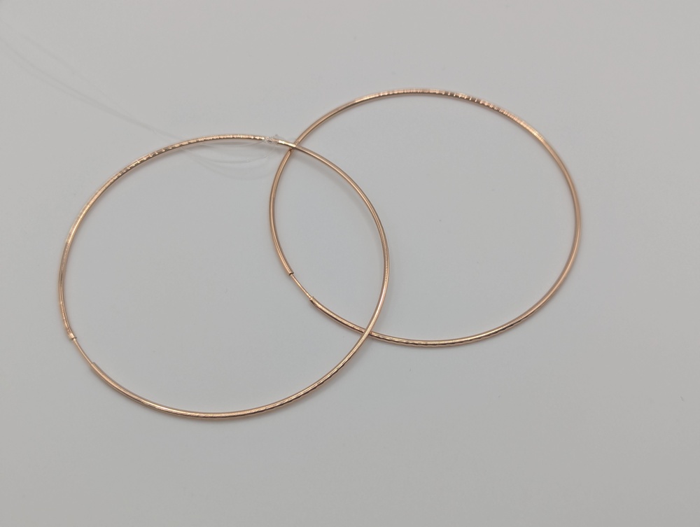 СЕРЬГИ КОНГО без камня (Au 585)