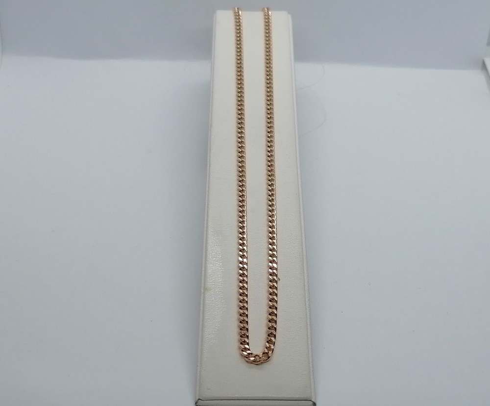 8080002П-50 ЦЕПЬ ПУСТОТЕЛАЯ Панцирное (Au 585)