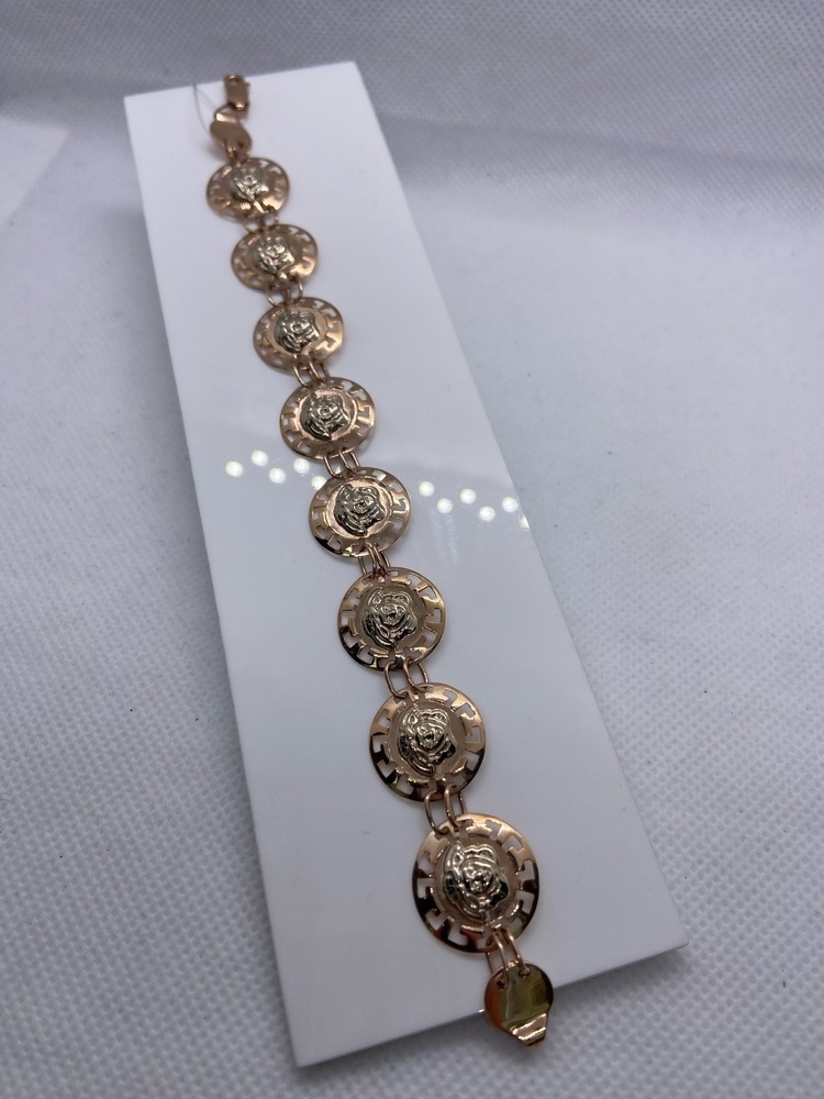 БРАСЛЕТ ПУСТОТЕЛЫЙ Фантазия (Au 585)