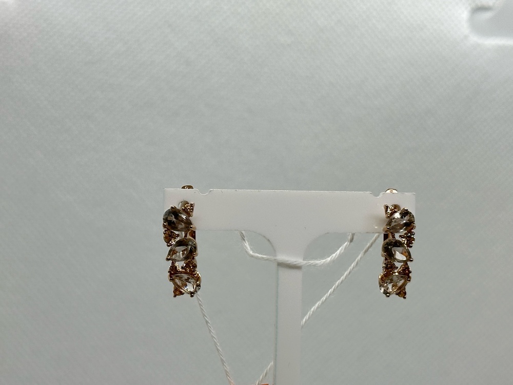 СКМИ585 СЕРЬГИ С КАМНЯМИ (Au 585)