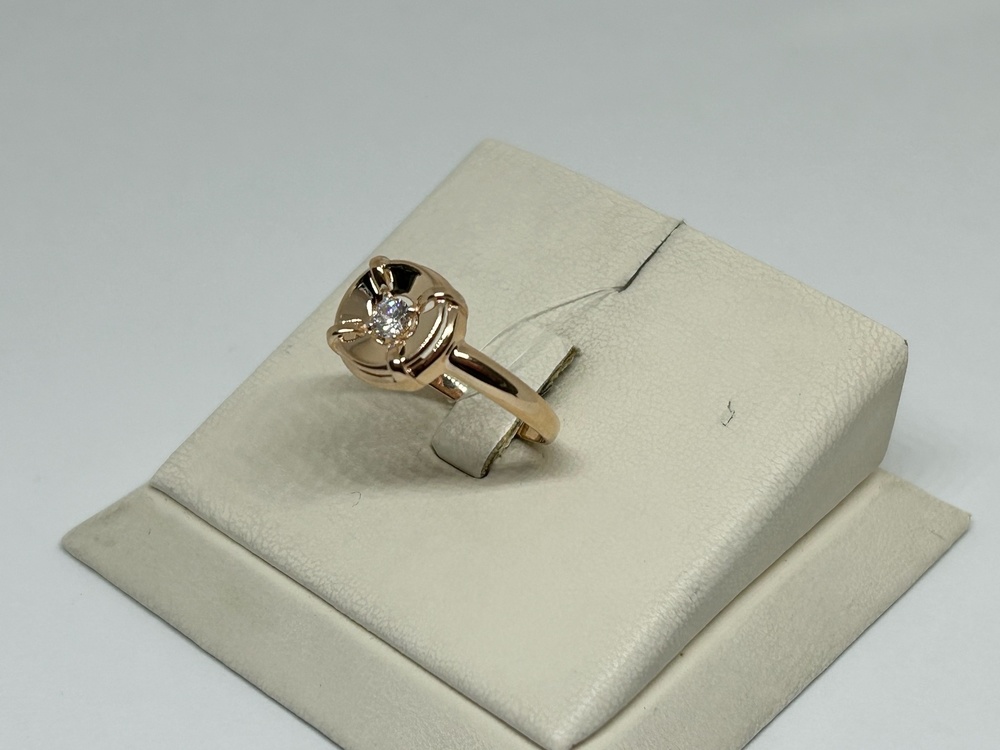 КОЛЬЦО С КАМНЕМ (Au 585)