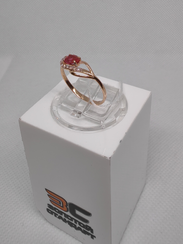 КОЛКМИ585 КОЛЬЦО С КАМНЯМИ (Au 585)