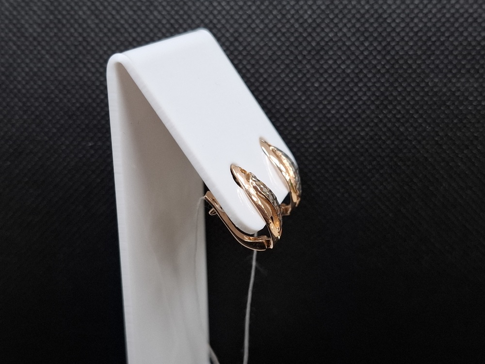 СЕРЬГИ БЕЗ КАМНЯ (Au 585)