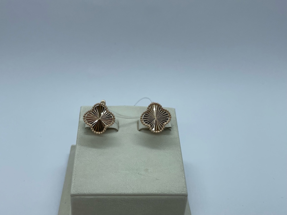 СЕРЬГИ БЕЗ КАМНЯ (Au 585)