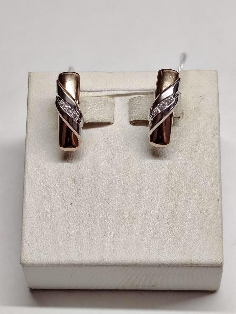 СЕРЬГИ С КАМНЯМИ (Au 585)