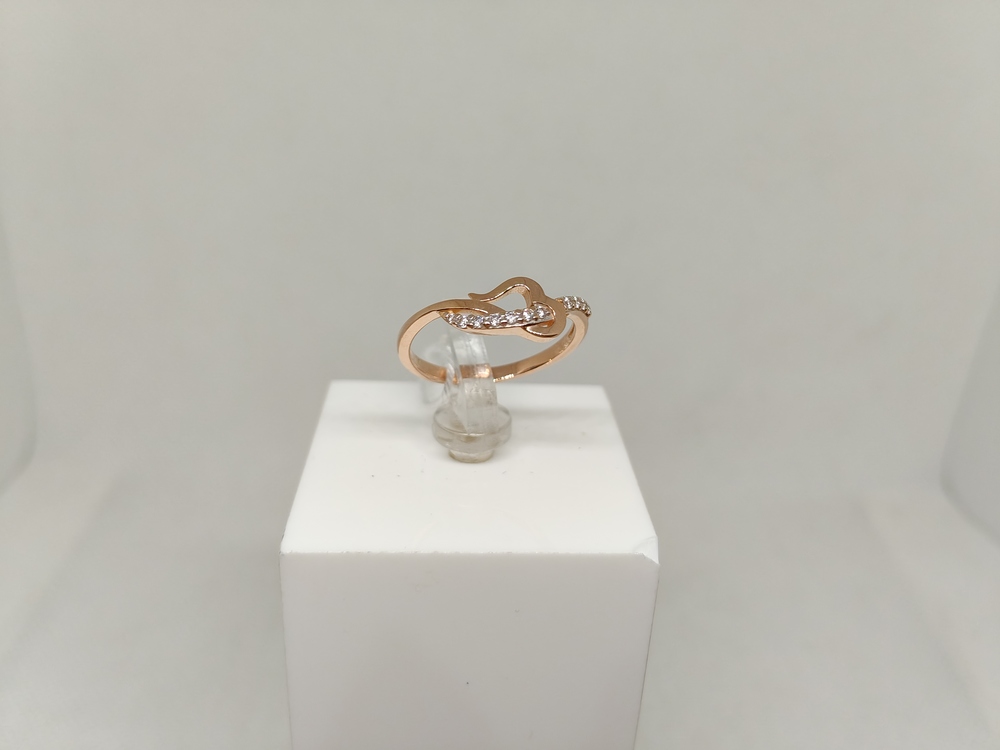 КОЛЬЦО С КАМНЯМИ (Au 585)