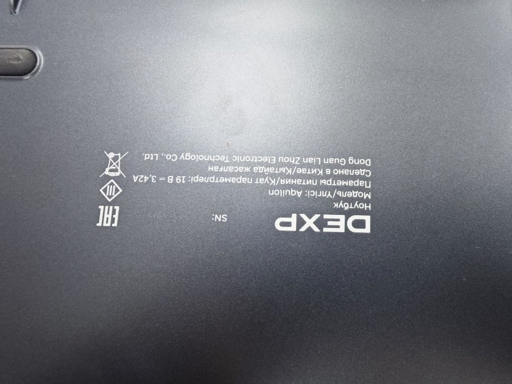Ноутбук Dexp Aquilon C15-I5W302; Core i5-1035G1, Intel UHD Graphics, 8 Гб, 256 Гб, Нет