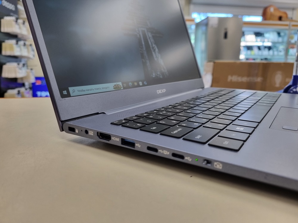 Ноутбук Dexp; Core i3-1215U, Intel UHD Graphics, 8 Гб, 240 Гб, Нет