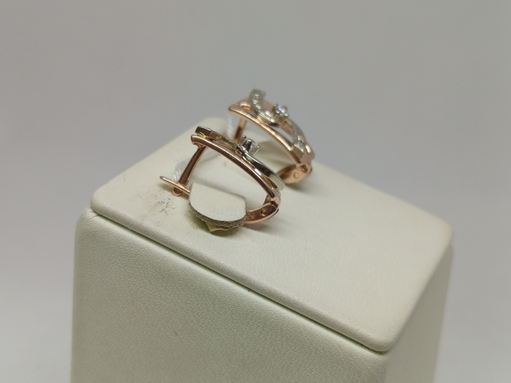 СЕРЬГИ С КАМНЯМИ (Au 585)