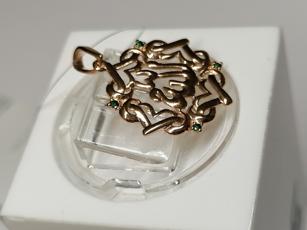 ПОДВЕСКА С КАМНЯМИ (Au 585)