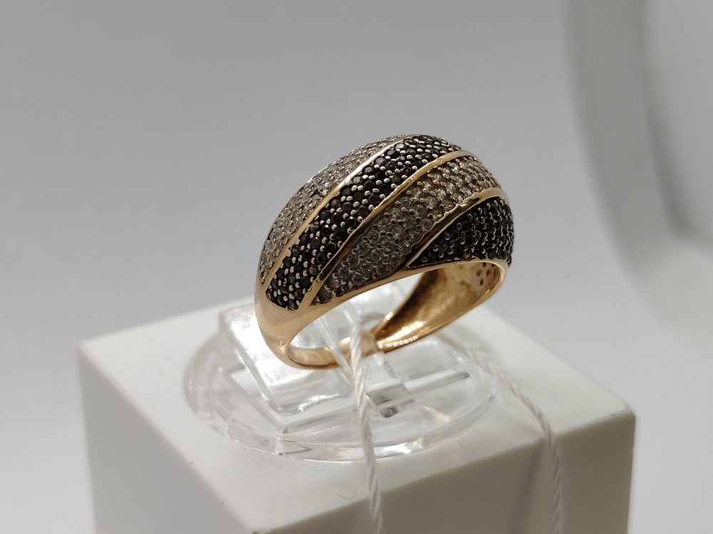 КОЛКМИ585 КОЛЬЦО С КАМНЯМИ (Au 585)