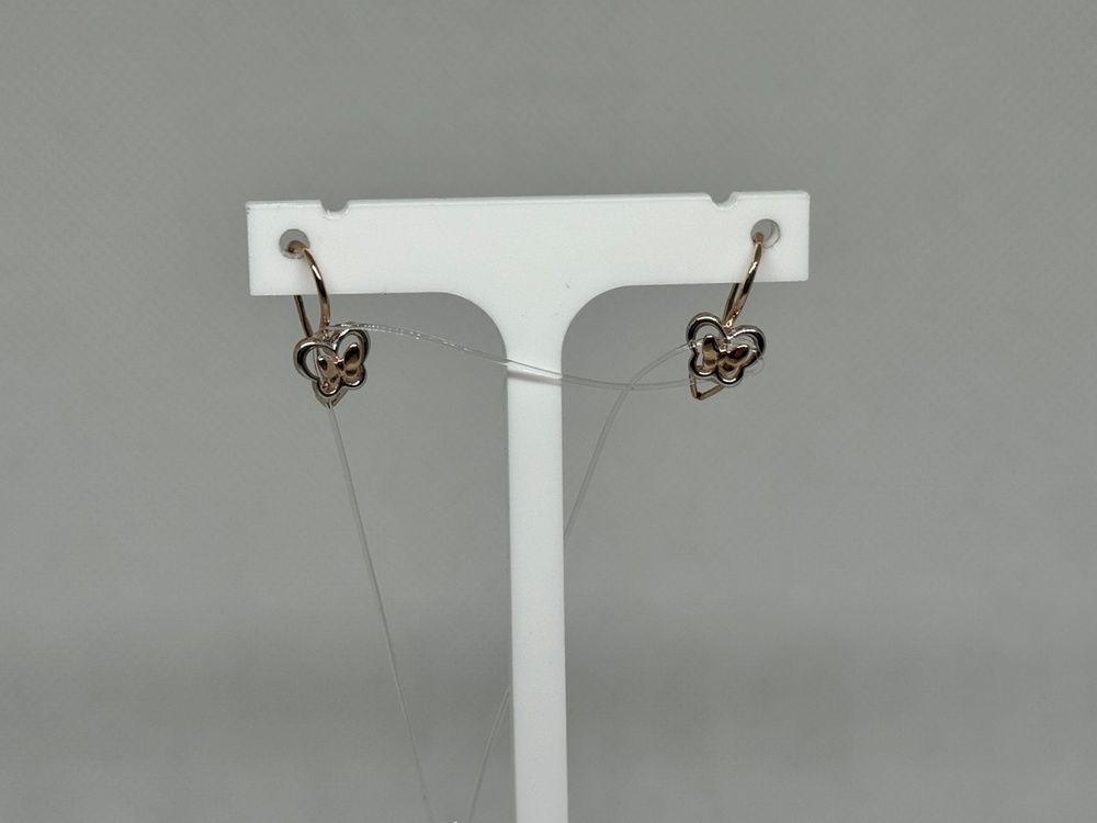 029211 СЕРЬГИ С ПЕТЕЛЬКОЙ (Au 585)