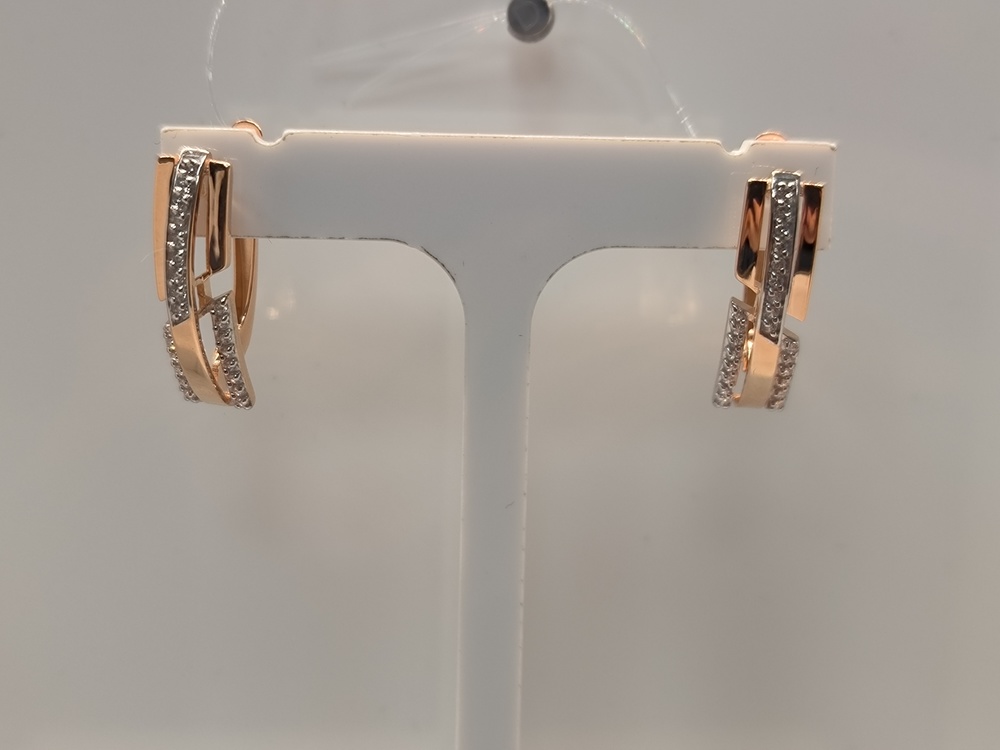 СЕРЬГИ С КАМНЯМИ (Au 585)