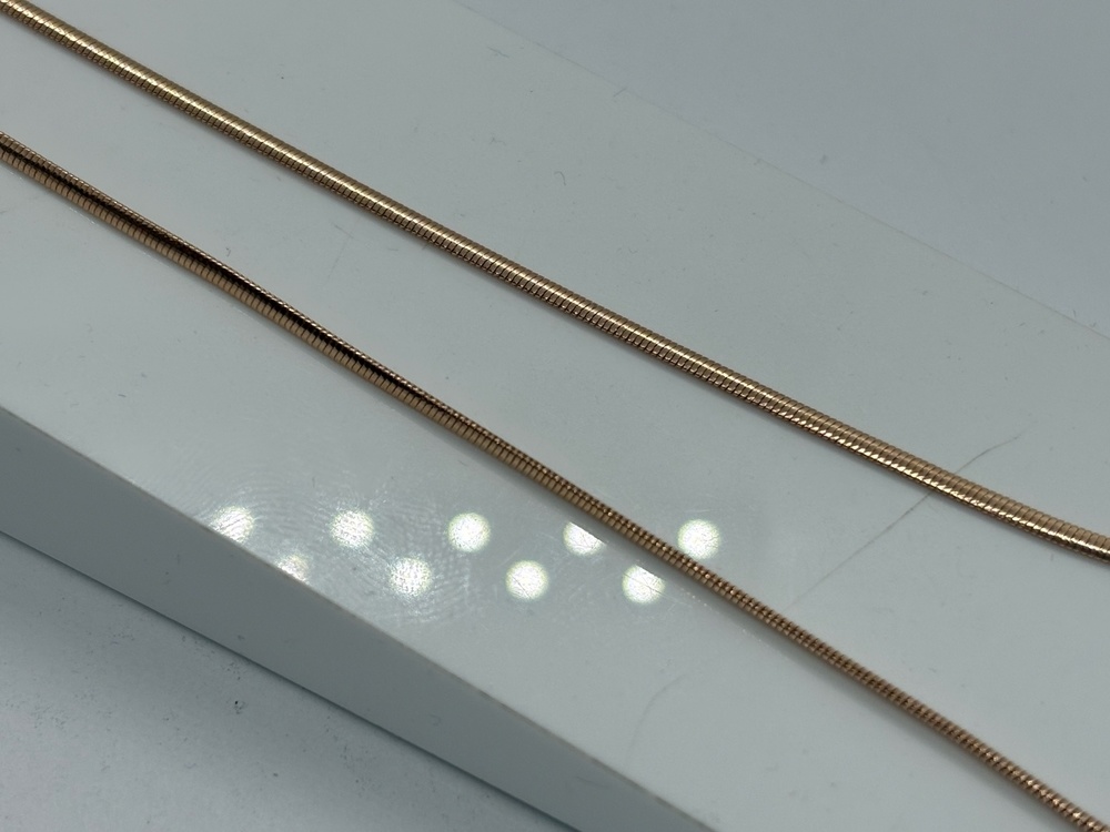 ЦЕПЬ ПОЛНОВЕСНАЯ Жгут(снейк) (Au 585)