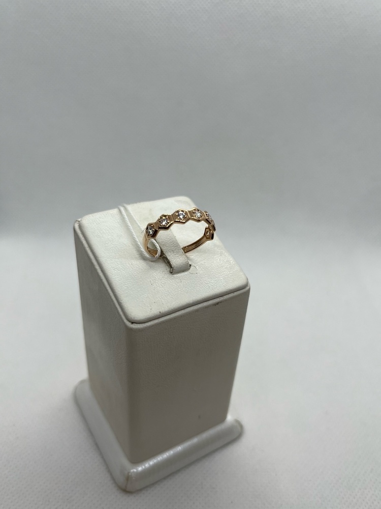 КОЛКМИ585 КОЛЬЦО С КАМНЯМИ (Au 585)
