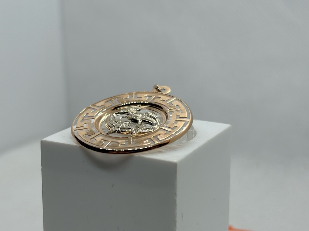 ПОДВЕСКА ЗНАК ЗОДИАКА РЫБЫ Au 585