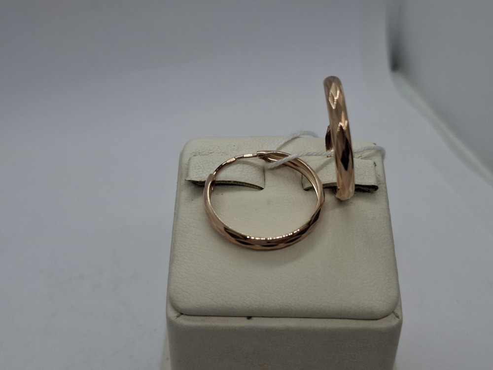 СКОН585 СЕРЬГИ КОНГО (Au 585)