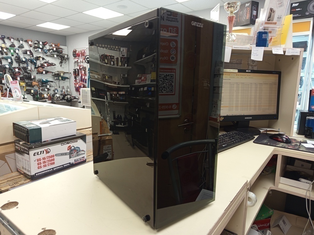 Системный блок Ginzzu 1; Xeon E5-2650, GeForce RTX 3050, 32 Гб, 1 Tb, Нет