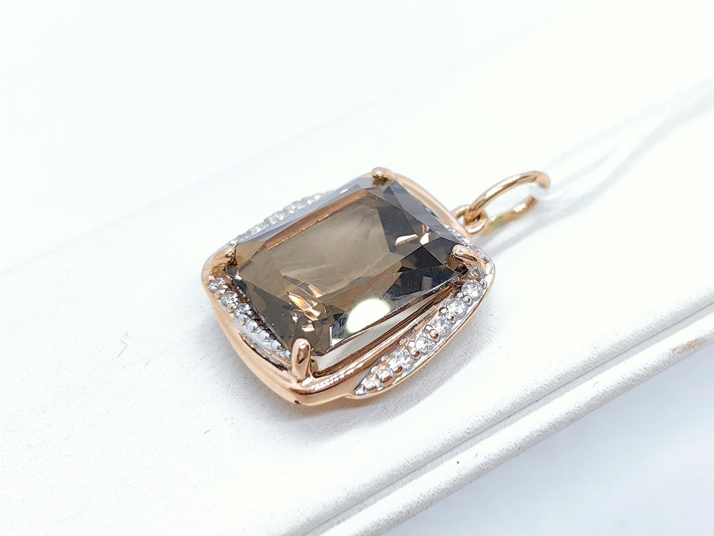 ПОДКМИ585 ПОДВЕСКА С КАМНЯМИ (Au 585)