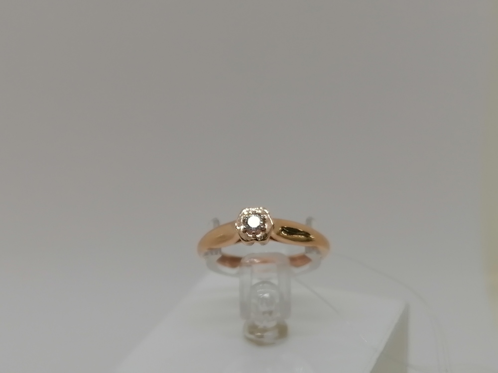 КОЛЬЦО С КАМНЕМ (Au 585)