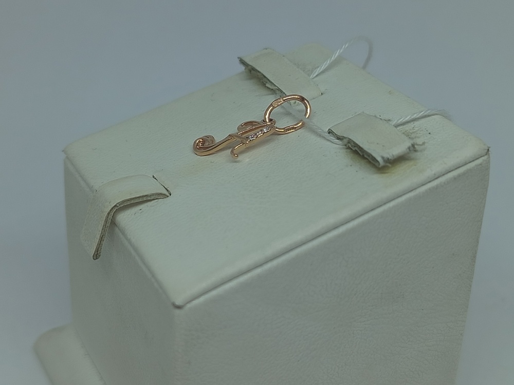 ПОДВЕСКА БУКВА А Au 585