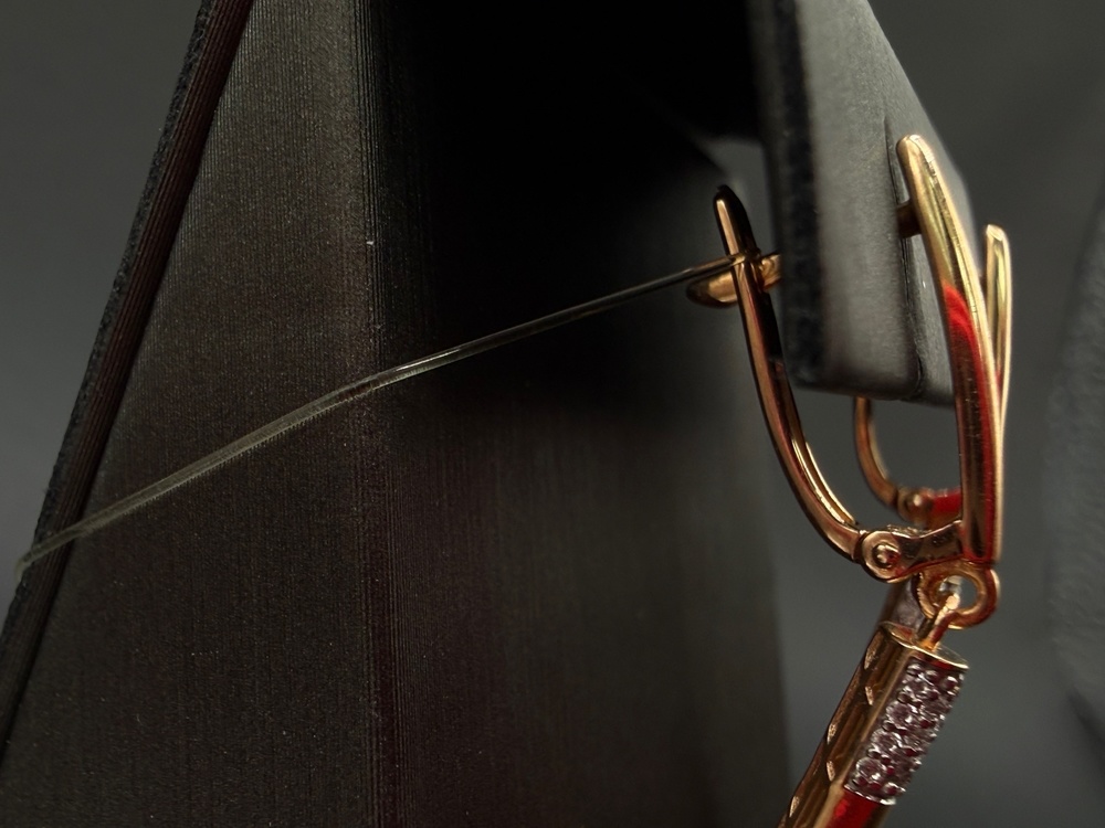 СЕРЬГИ С КАМНЯМИ (Au 585)