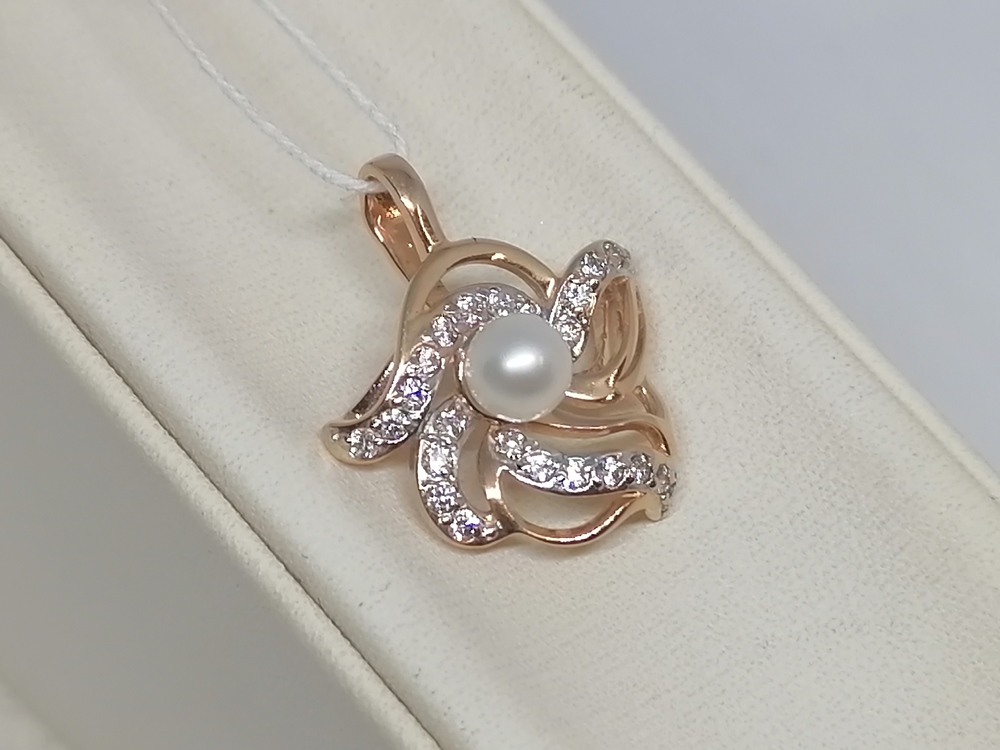 ПОДВЕСКА С КАМНЯМИ (Au 585)