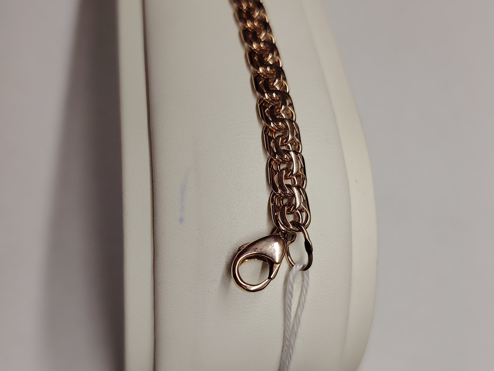 БЛБ585 БРАСЛЕТ ПОЛНОВЕСНЫЙ Бисмарк (Au 585)