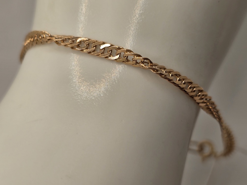 БРАСЛЕТ ПОЛНОВЕСНЫЙ Сингапур Au 585