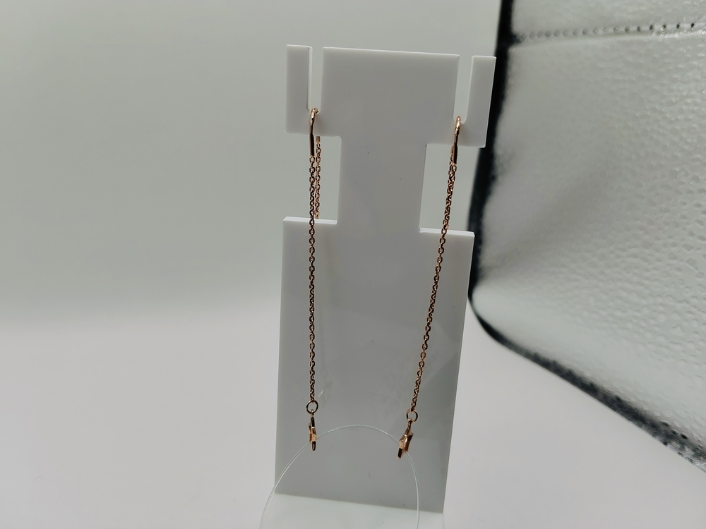 СЕРЬГИ ПРОДЕВКИ без камня (Au 585)