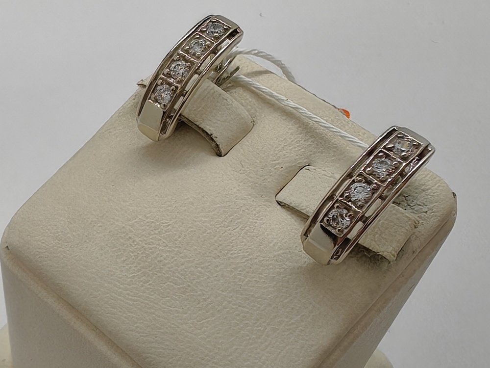 СКМИ585 СЕРЬГИ С КАМНЯМИ (Au 585)