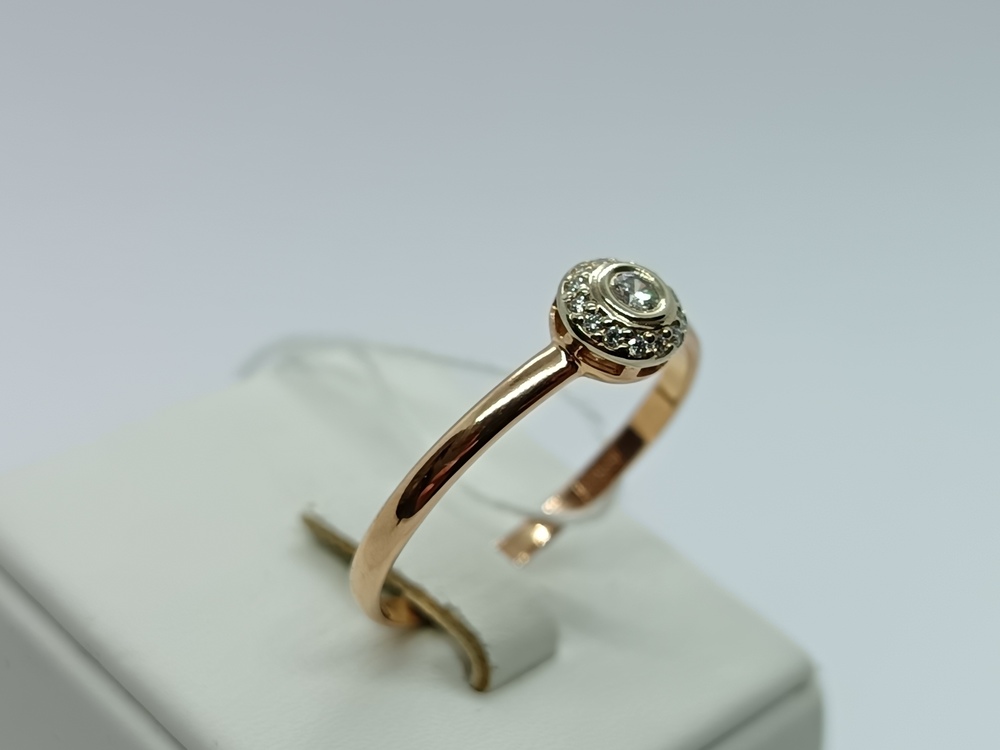 КОЛЬЦО БРИЛЛИАНТ Au 585