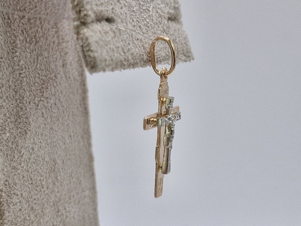 ПОДВЕСКА КРЕСТ (Au 585)