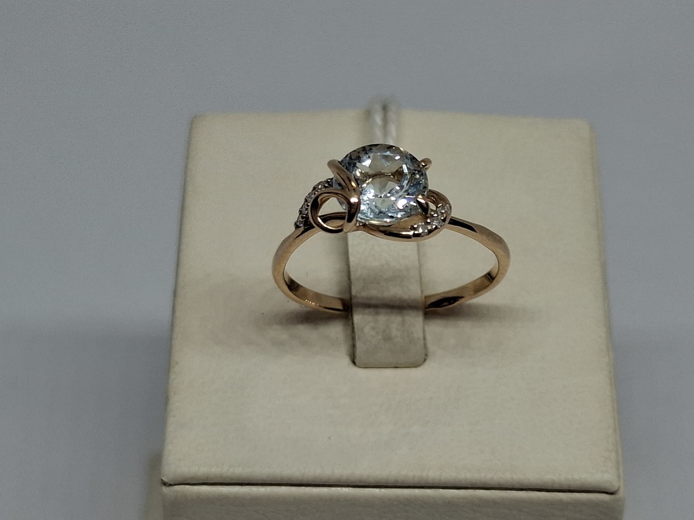 КОЛКМИ585 КОЛЬЦО С КАМНЯМИ (Au 585)