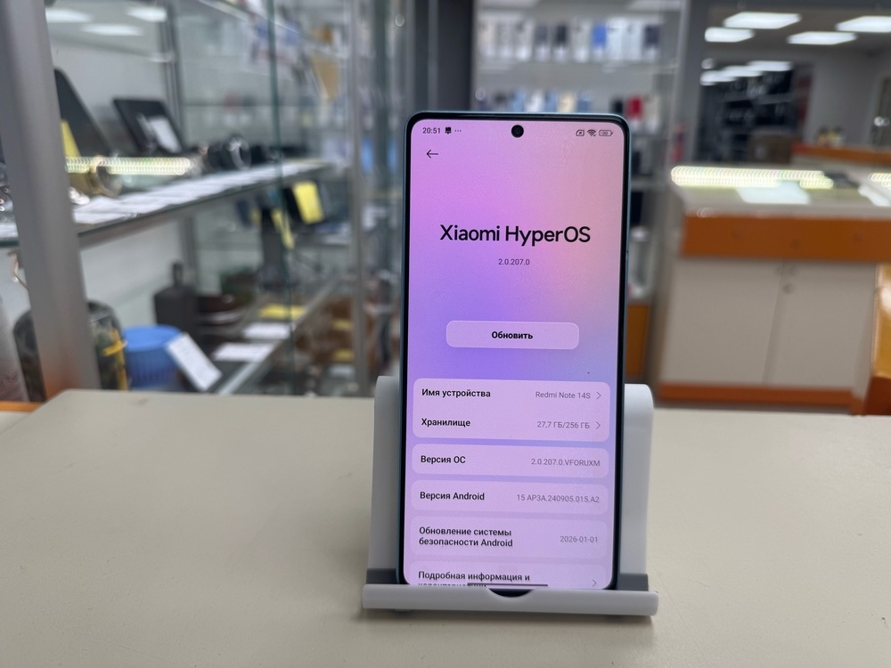 Смартфон Xiaomi Redmi Note 14S 8/256gb