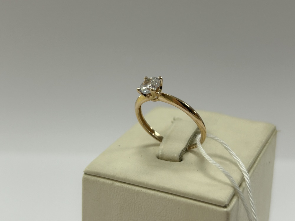 КОЛКМ585 КОЛЬЦО С КАМНЕМ (Au 585)