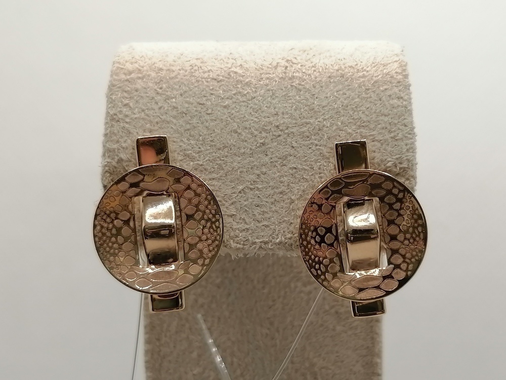 СЕРЬГИ БЕЗ КАМНЯ (Au 585)