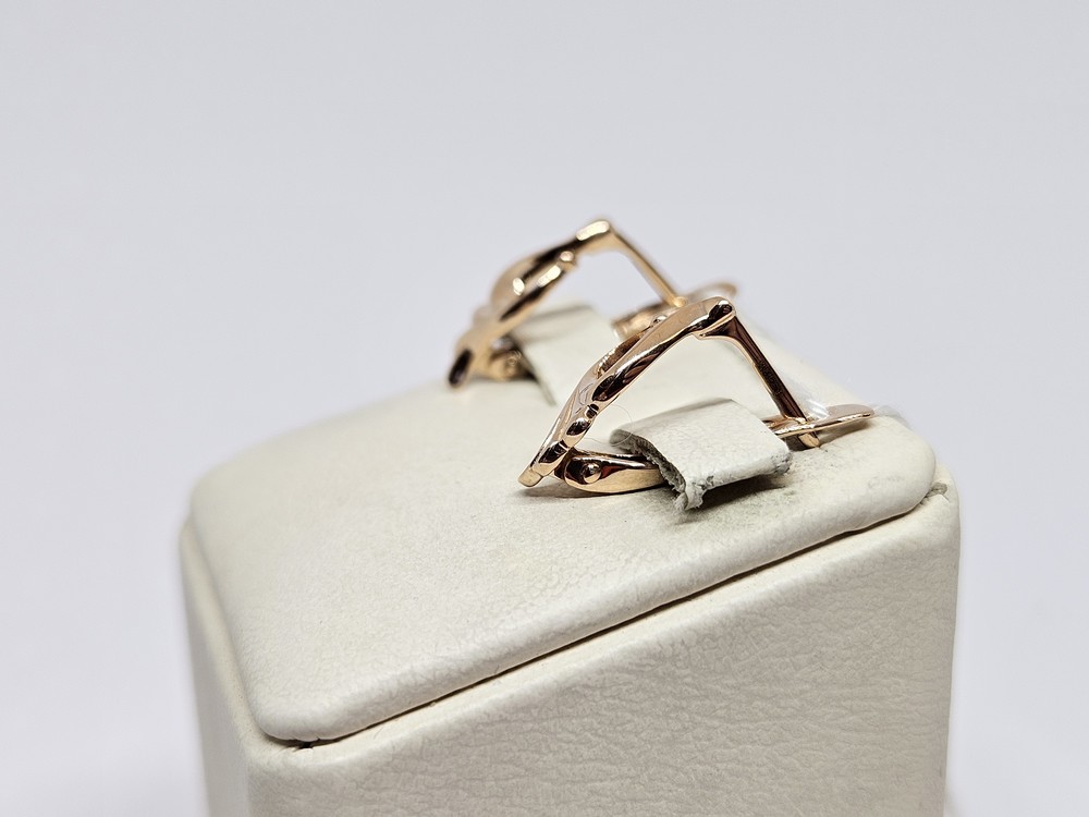 СЕРЬГИ БЕЗ КАМНЯ (Au 585)