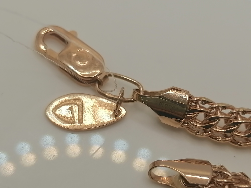 10070320120 БРАСЛЕТ ПУСТОТЕЛЫЙ Итальянка (Au 585)