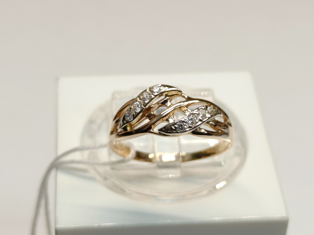 КОЛКМИ585 КОЛЬЦО С КАМНЯМИ (Au 585)