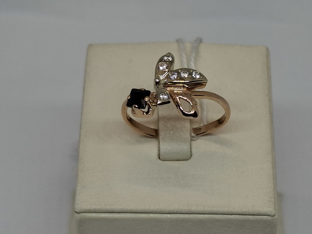 КОЛКМИ585 КОЛЬЦО С КАМНЯМИ (Au 585)