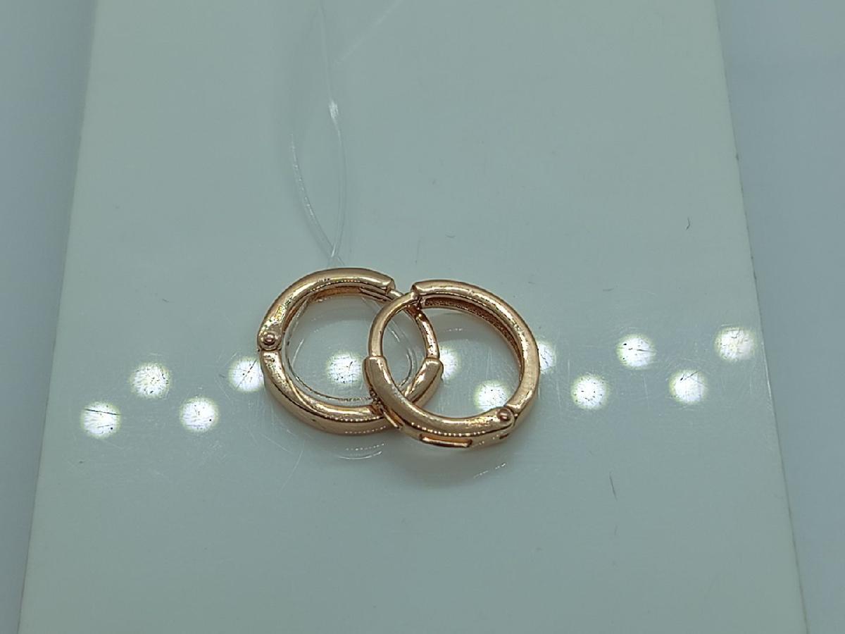 СЕРЬГИ КОНГО без камня (Au 585)