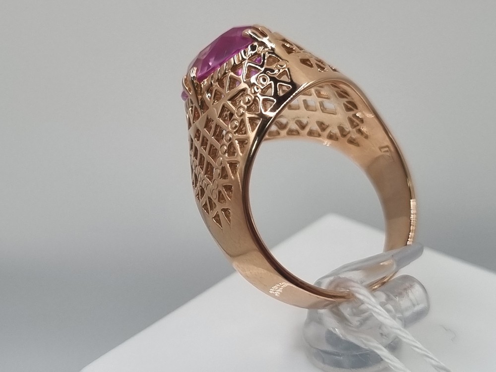 КОЛКМ583 КОЛЬЦО С КАМНЕМ (Au 583)