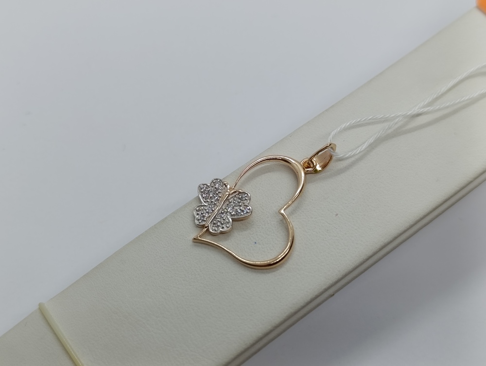 ПОДКМИ585 ПОДВЕСКА С КАМНЯМИ (Au 585)