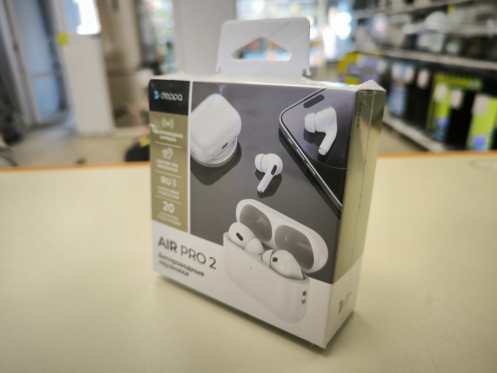 Наушники беспроводные Deppa 44167 Air Pro 2