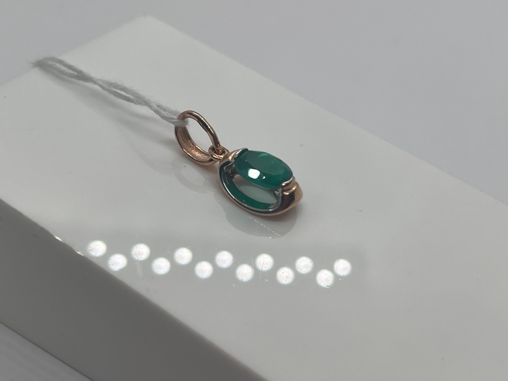 ПОДКМИ585 ПОДВЕСКА С КАМНЯМИ (Au 585)