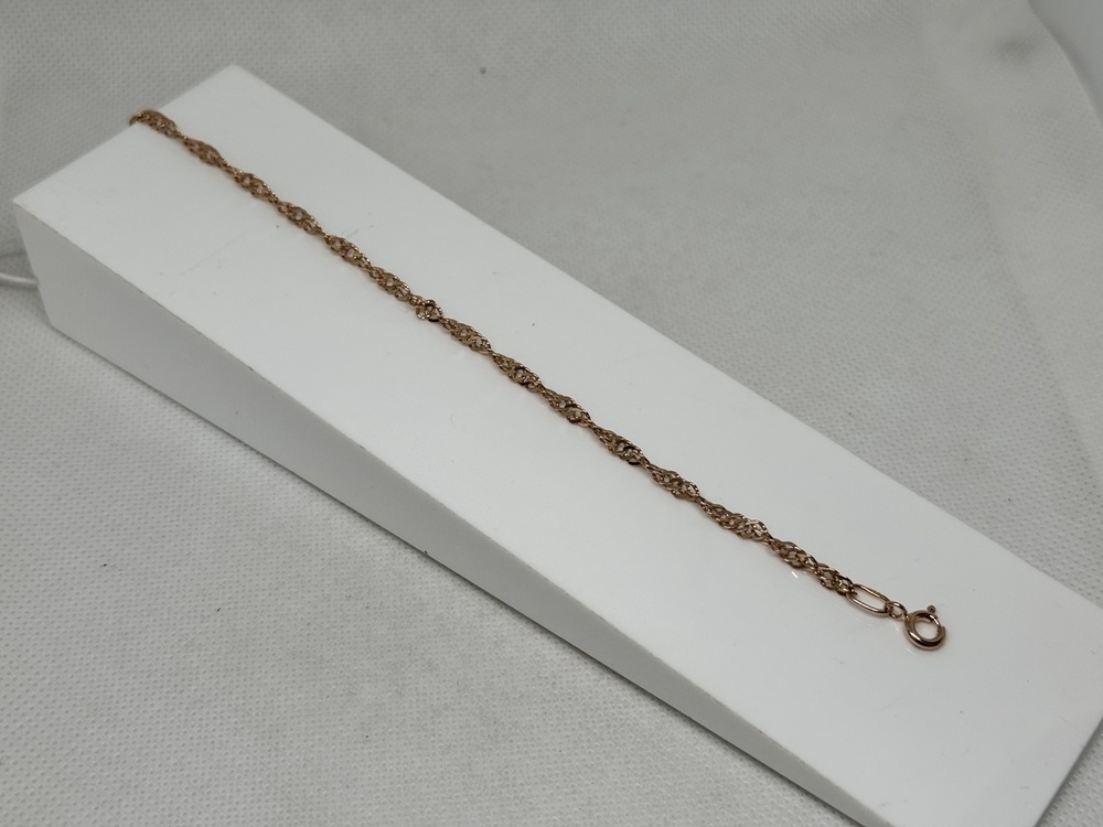 БРАСЛЕТ ПОЛНОВЕСНЫЙ Сингапур Au 585