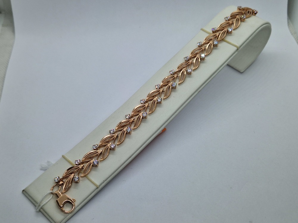 Б585 БРАСЛЕТ С КАМНЯМИ (Au 585)