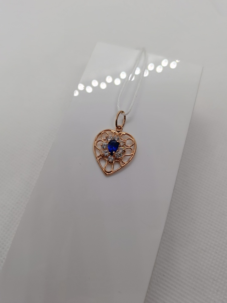 ПОДКМИ585 ПОДВЕСКА С КАМНЯМИ (Au 585)