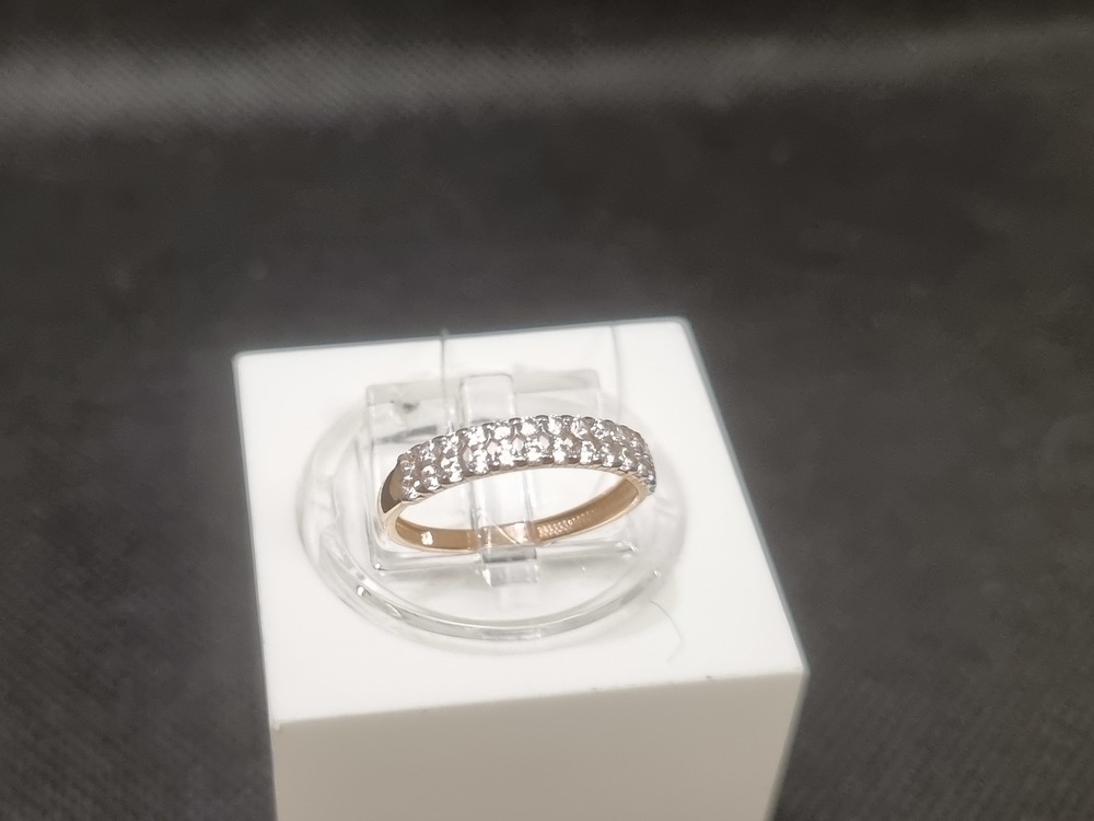 КОЛЬЦО С КАМНЯМИ (Au 585)